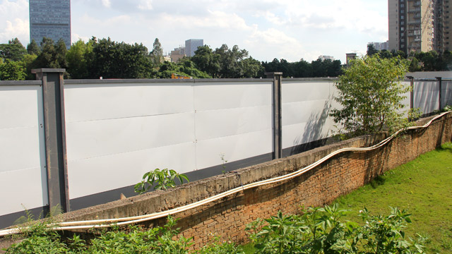 工地鋼結(jié)構(gòu)烤漆圍擋-圍擋基礎(chǔ)塊-A/B/C類圍擋-深圳市大通建材有限公司鋼圍擋生產(chǎn)定制廠家