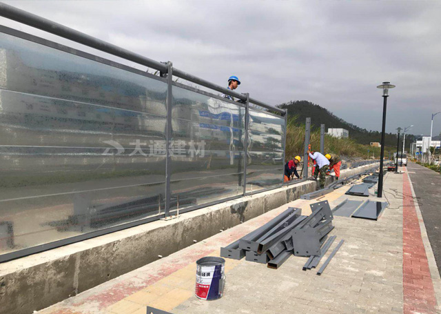 裝配式鋼結構圍擋惠州C款-惠州工程施工圍擋案例-A/B/C類圍擋-深圳市大通建材有限公司鋼圍擋生產定制廠家