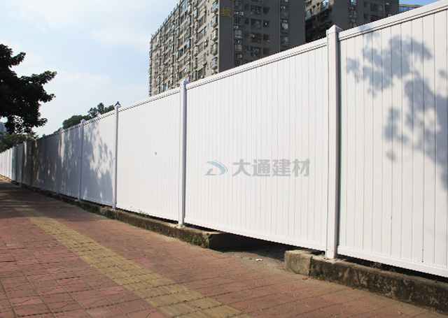 惠州市政標(biāo)準(zhǔn)PVC圍擋-惠州建筑施工PVC圍擋工程案例-惠州-深圳市大通建材有限公司鋼圍擋生產(chǎn)定制廠家