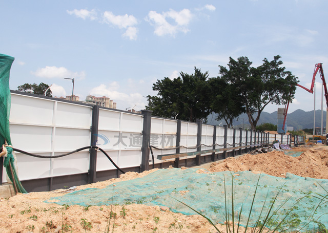 東莞長安建筑工地圍擋哪家好？選擇大通烤漆圍擋A類-東莞-深圳市大通建材有限公司鋼圍擋生產定制廠家